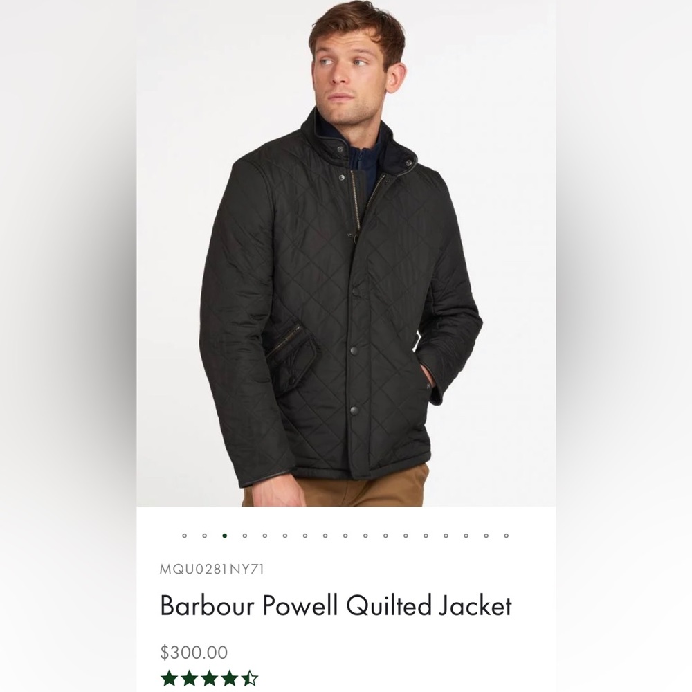 Barbour Powell Jacket (Black)